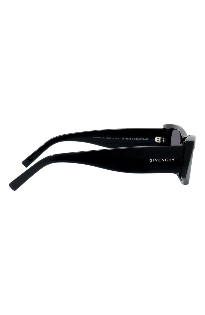 Givenchy GV Day 56mm Rectangular Sunglasses, Alternate, color,