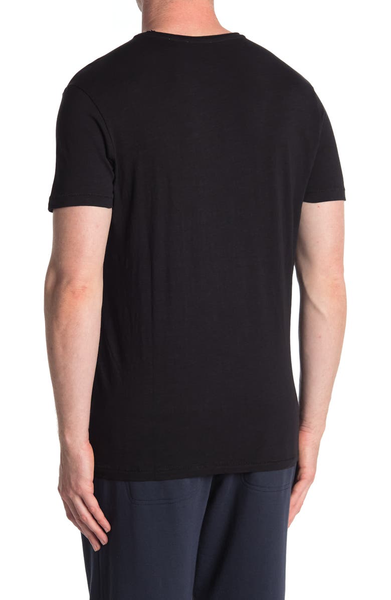 HEDGE Crew Neck Short Sleeve Knit T-Shirt, Alternate, color, 