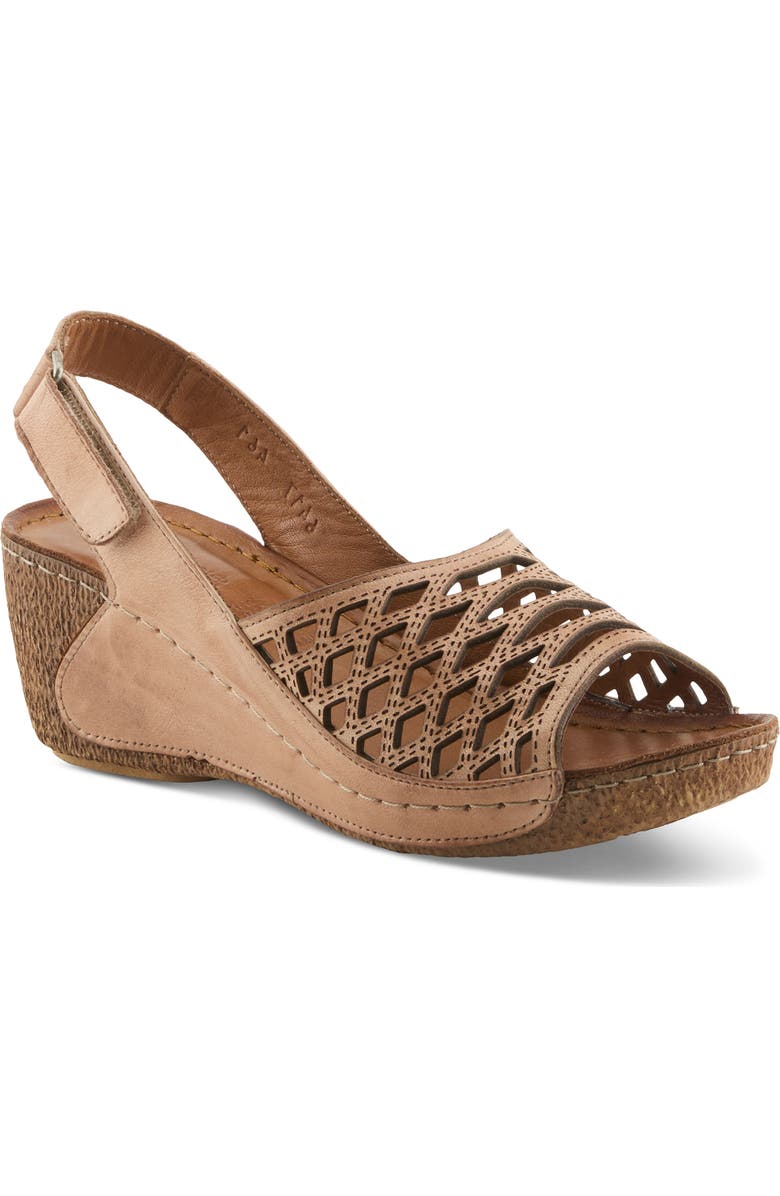 Spring Step Denair Sandal, Main, color, Peach