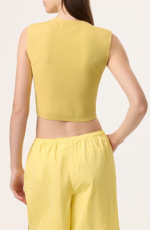 Fila X Hailey Knit Baby Tank In Popcorn