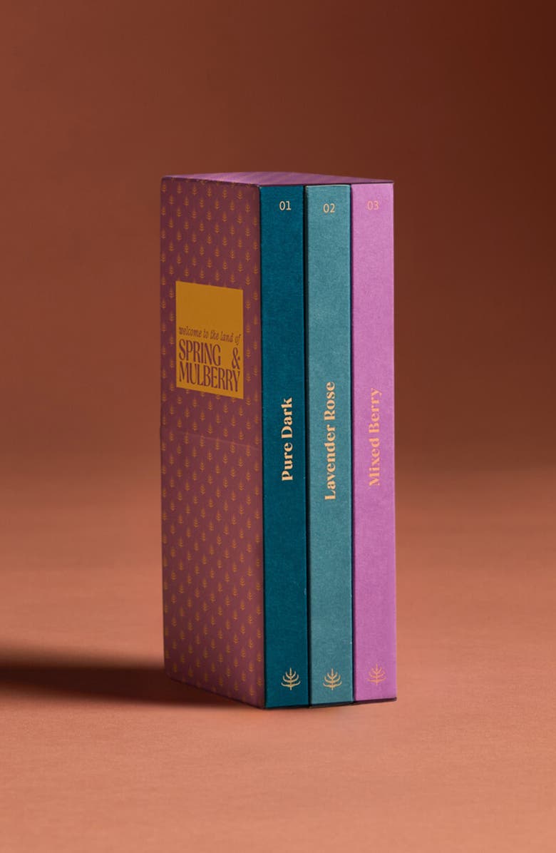 Spring & Mulberry Garden Party Collection 3-Piece Chocolate Bar Set, Alternate, color, Purple