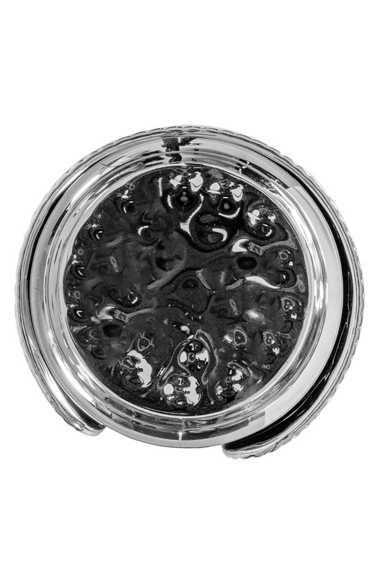 Juliska Graham Set of 4 Stainless Steel Coasters, Alternate, color, Silver