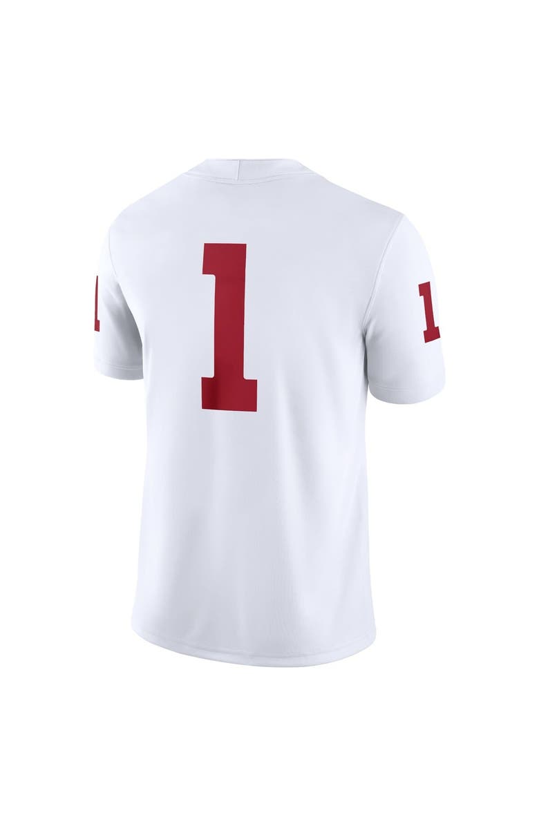 Jordan Brand Men's Jordan Brand #1 White Oklahoma Sooners Game Jersey, Alternate, color, White