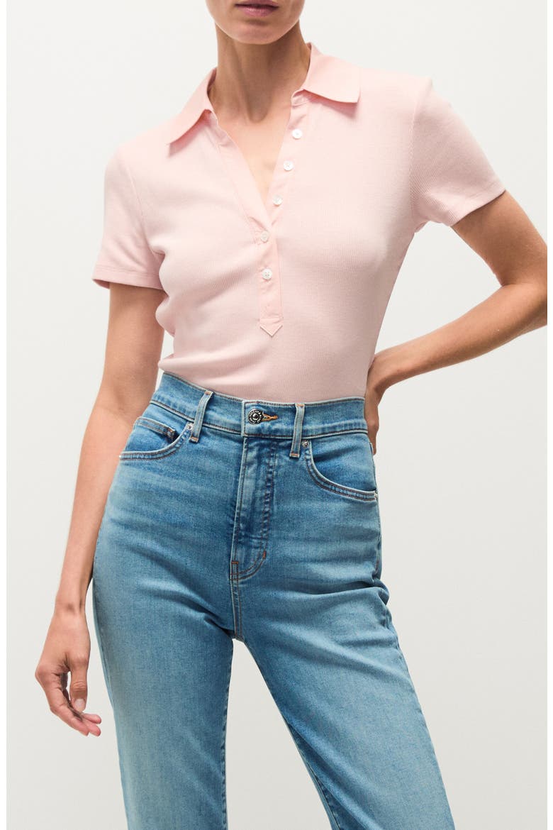 Kearney Stretch Cotton Polo, Main, color, PINK CLAY