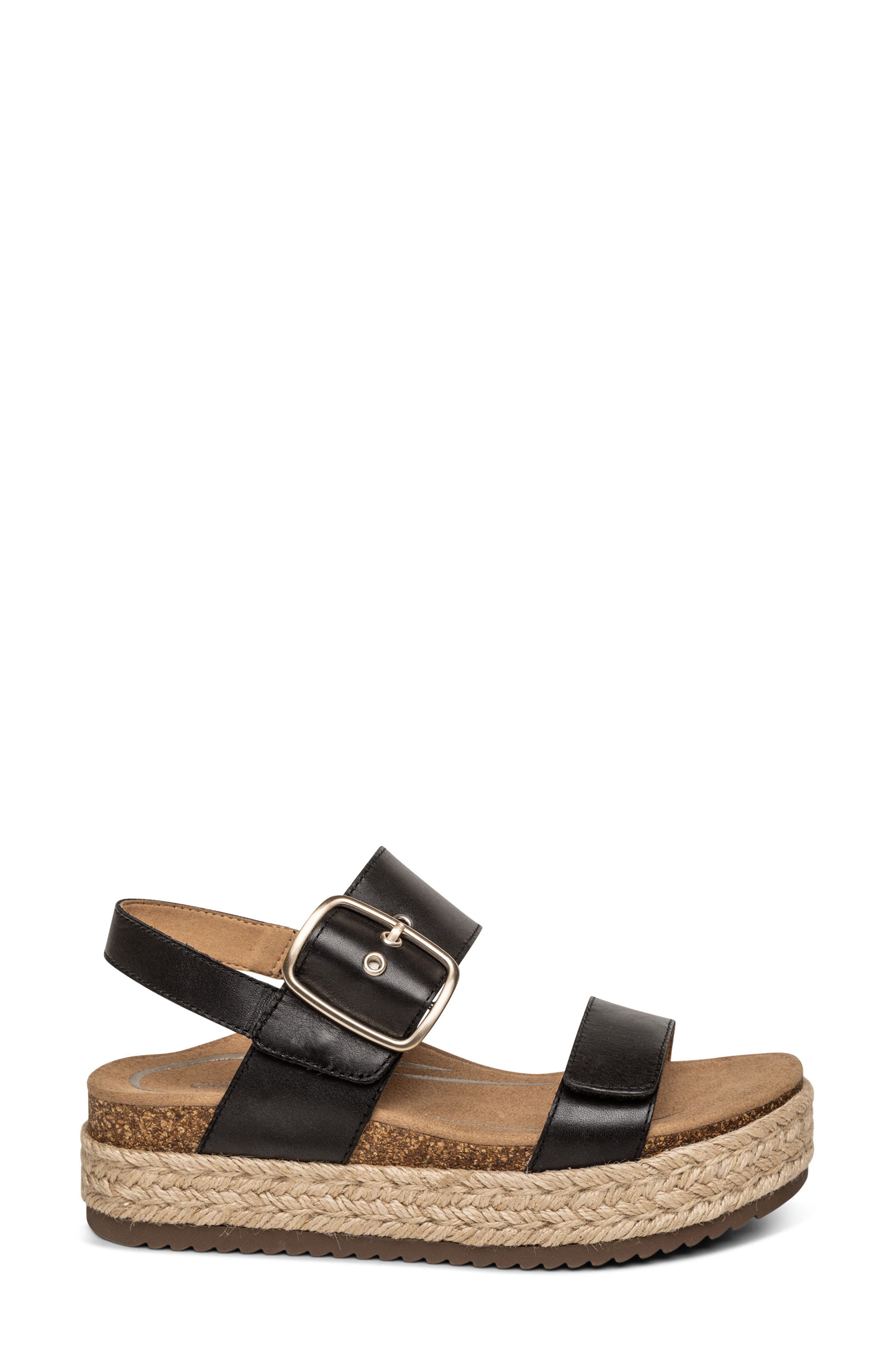 Aetrex Vania Platform Sandal, Alternate, color, 