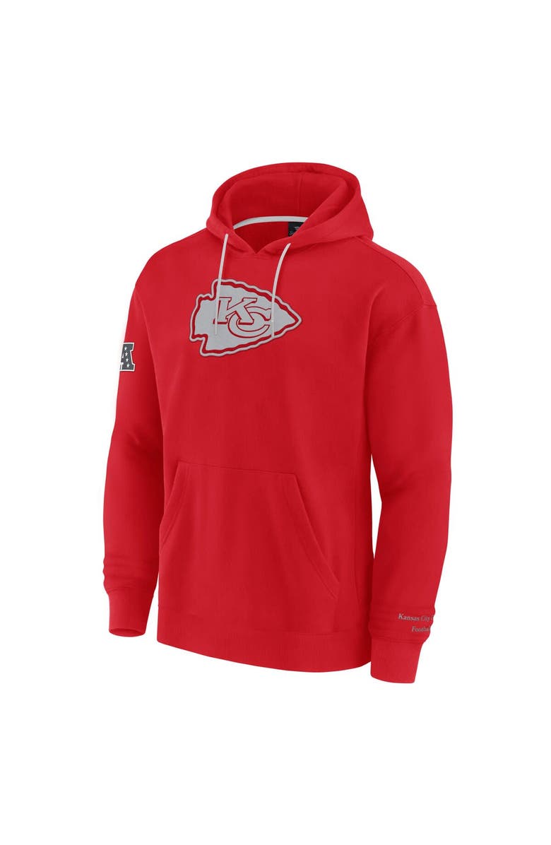 FANATICS Men's Fanatics Red Kansas City Chiefs Elements Pace Fleece Pullover Hoodie, Alternate, color, 