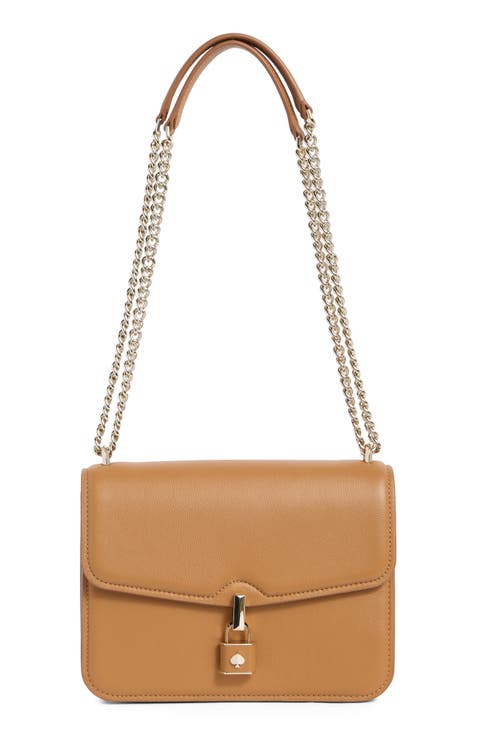 locket small grain leather shoulder bag