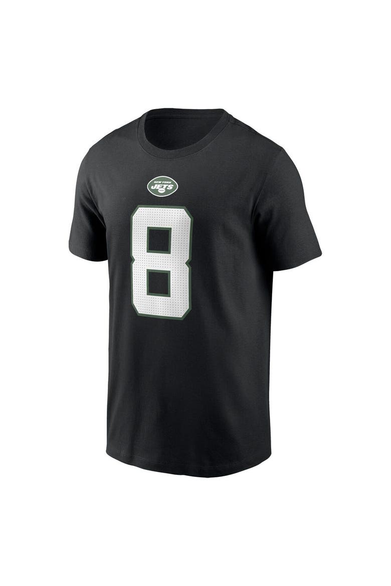 Men's Nike Aaron Rodgers Black New York Jets Player Name & Number T-Shirt, Alternate, color, Black