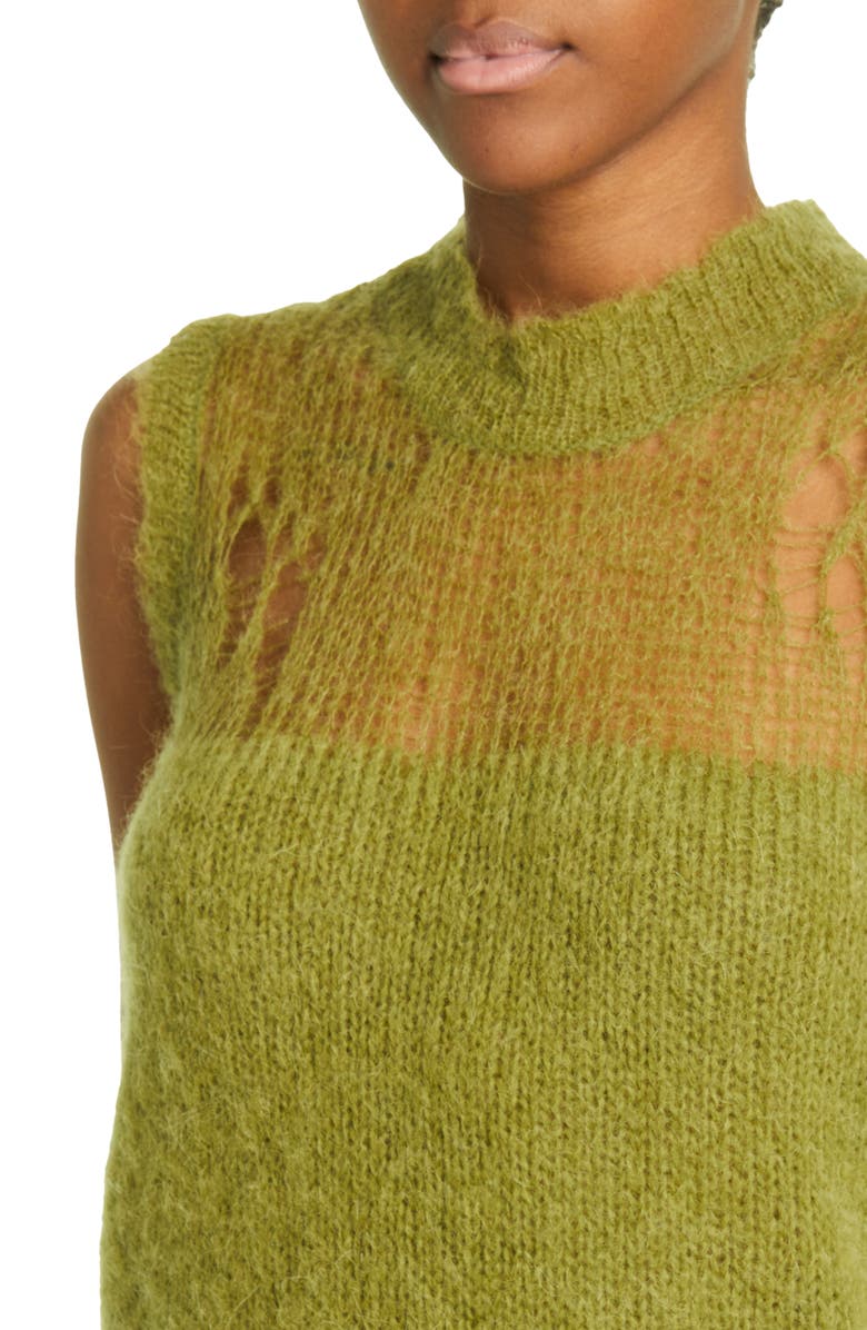 Paloma Wool Tranquilito Mixed Stitch Mohair & Alpaca Blend Sweater Vest, Alternate, color,