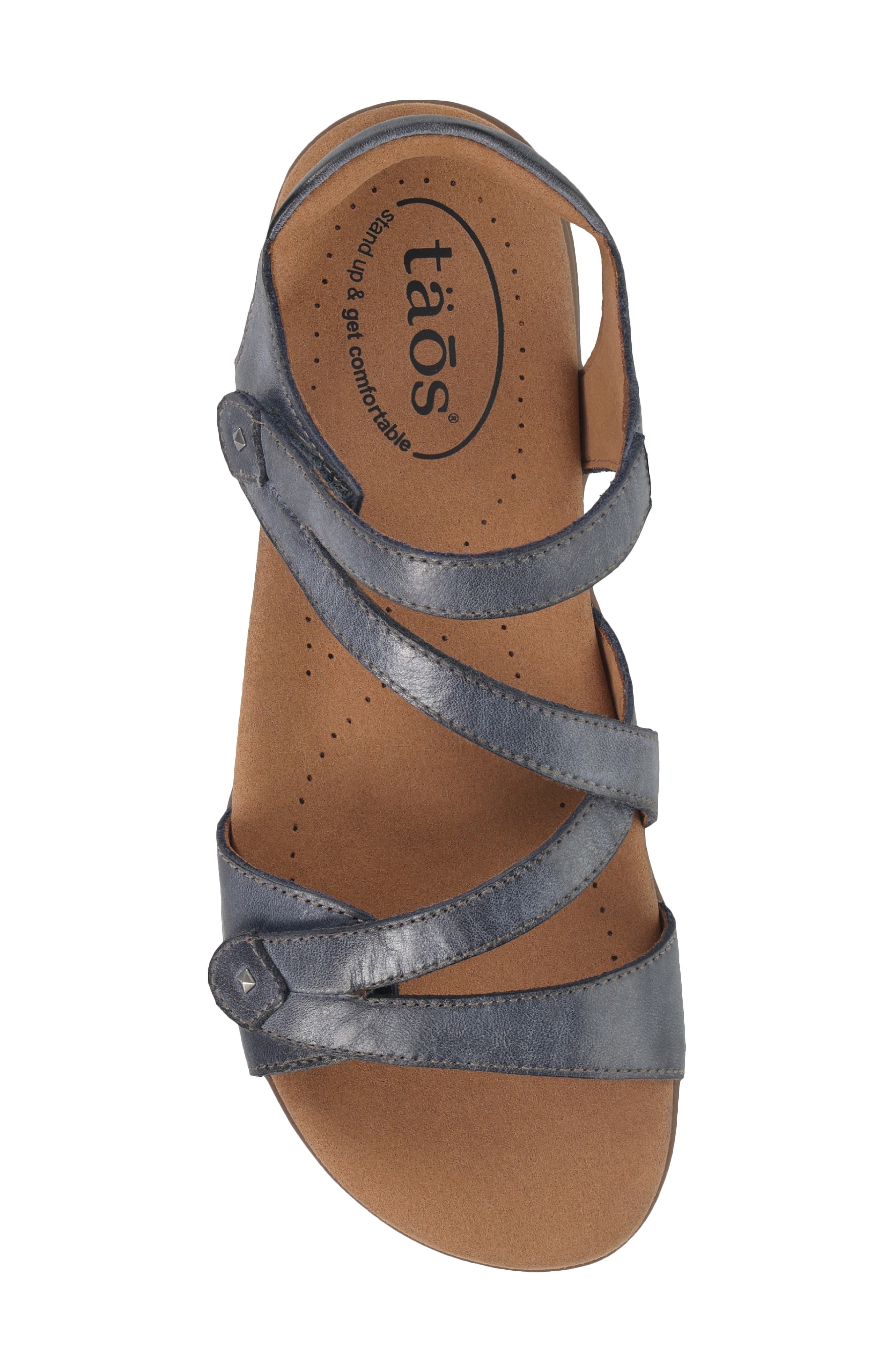 Big Time Ankle Strap Sandal, Alternate, color, DARK BLUE