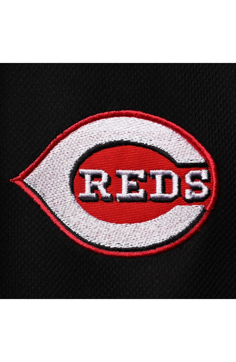 FANATICS Men's Fanatics Branded Black Cincinnati Reds Big & Tall Solid Birdseye Polo, Alternate, color, 