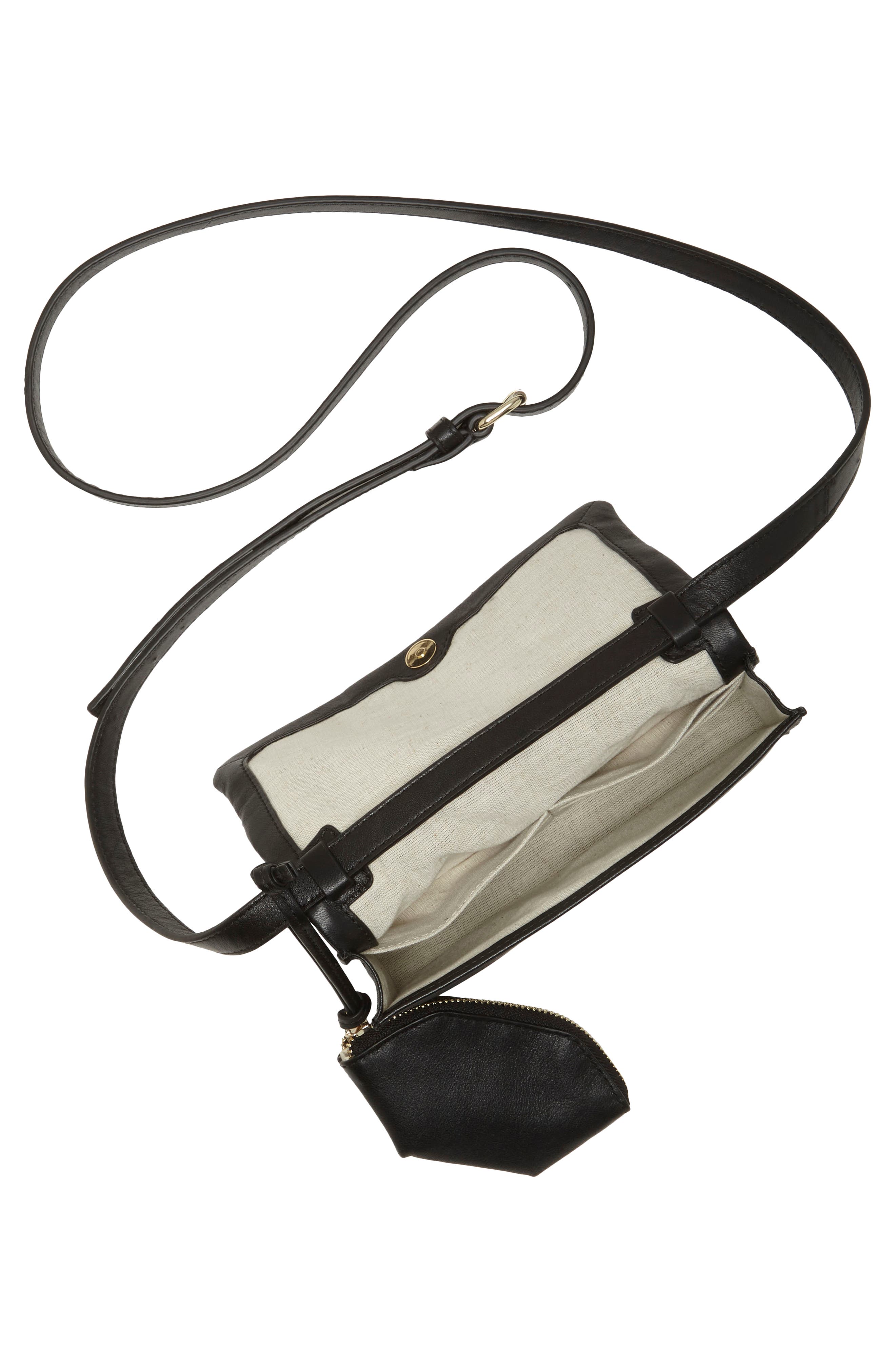 Vince Camuto Kaiza Leather Crossbody Bag, Alternate, color, 