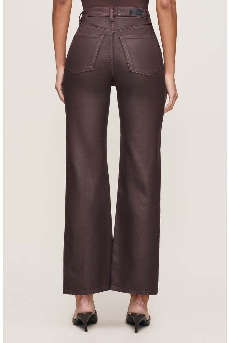 Karmine Refined SculptSystem Coated High Rise Wide Leg Jeans, Alternate, color, FIG COATED