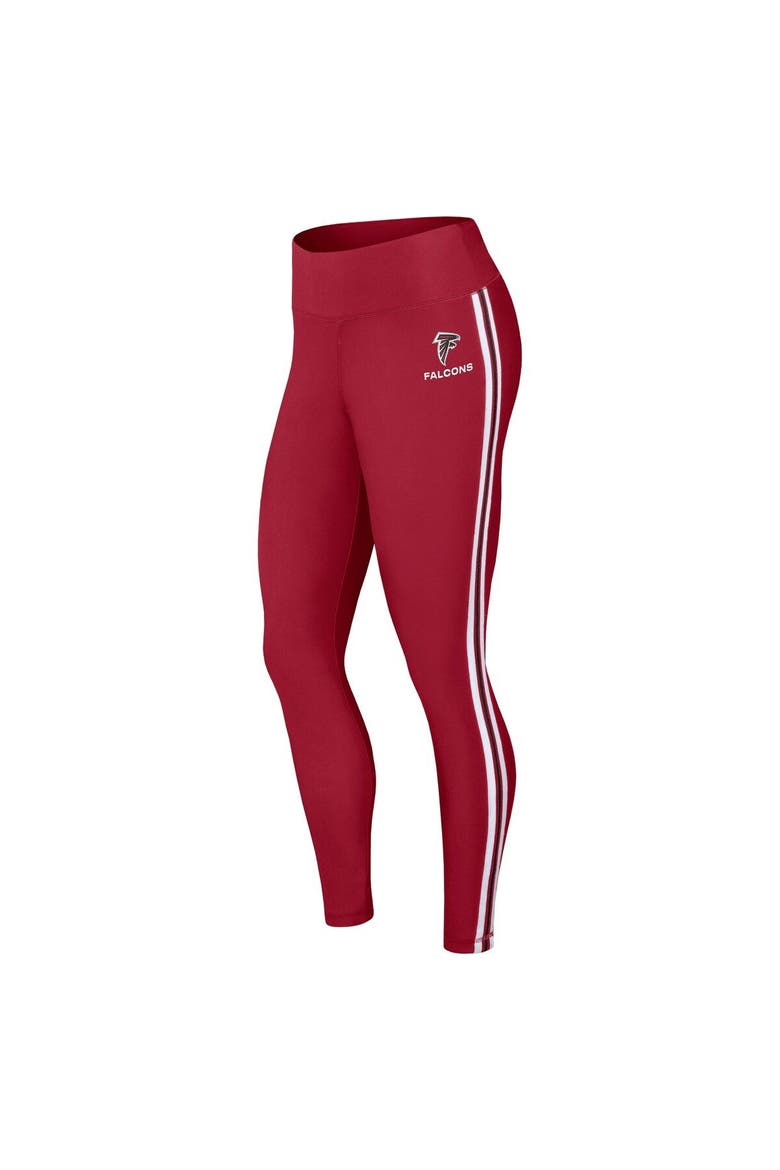 Women's WEAR by Erin Andrews Red Atlanta Falcons Color Block Leggings, Alternate, color, Red
