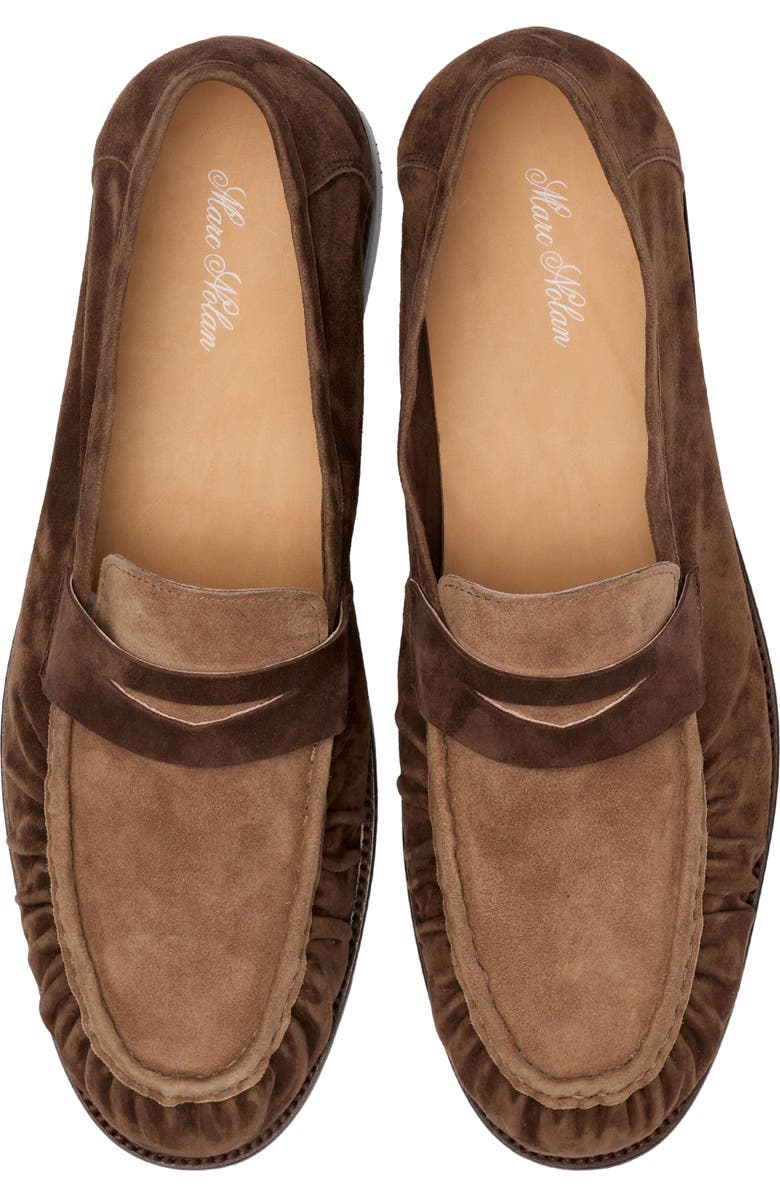MARC NOLAN Kennedy Penny Loafer, Alternate, color, Triple Brown