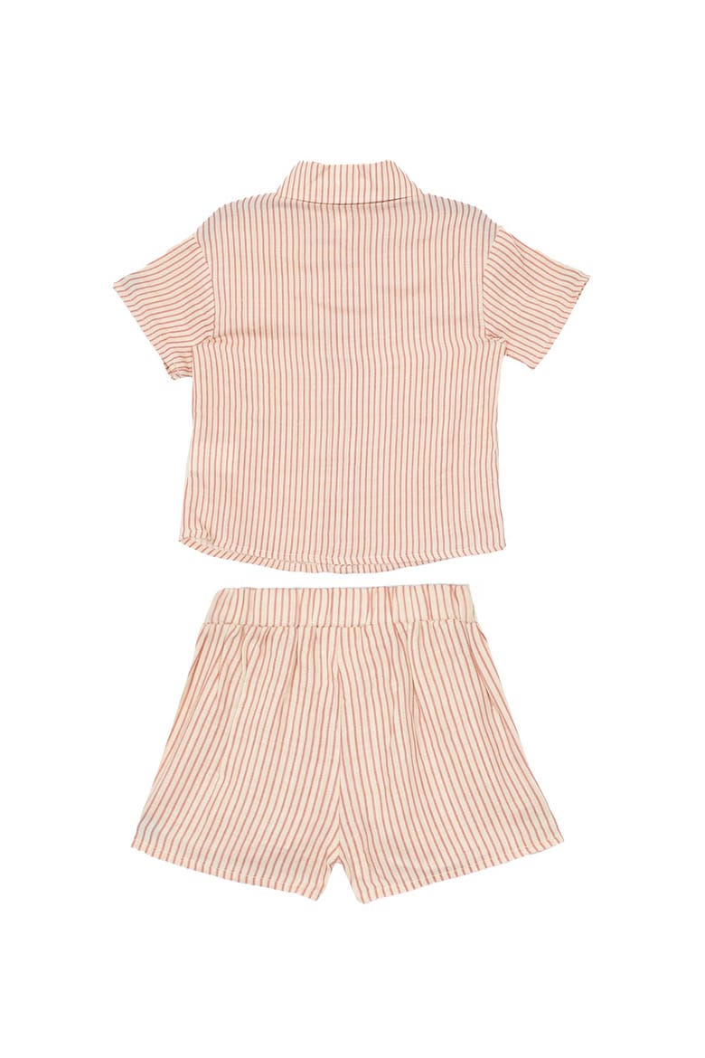 Cranberry Crush Two Piece Shorts Set, Alternate, color, Red