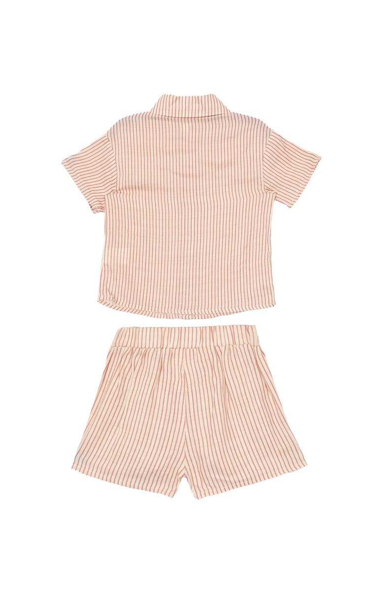 Beckett and Bear Cranberry Crush Two Piece Shorts Set, Alternate, color, Red