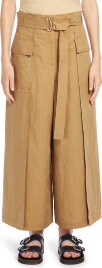 パンツ WEEKEND MAX MARA flared linen and cotton trousers PINIDE Trousers PINIDE Weekend MaxMara | flare fit with addition of