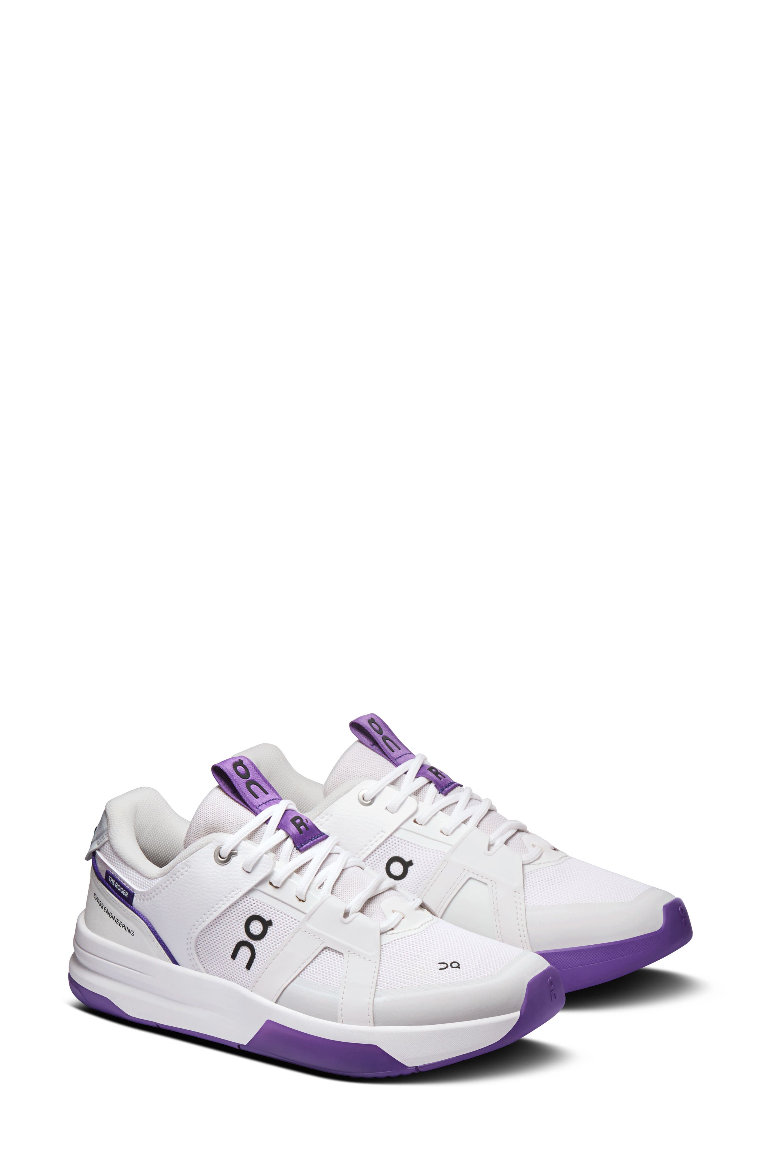 THE ROGER Clubhouse Pro 2 Tennis Shoe, Main, color, WHITE/ AMETHYST