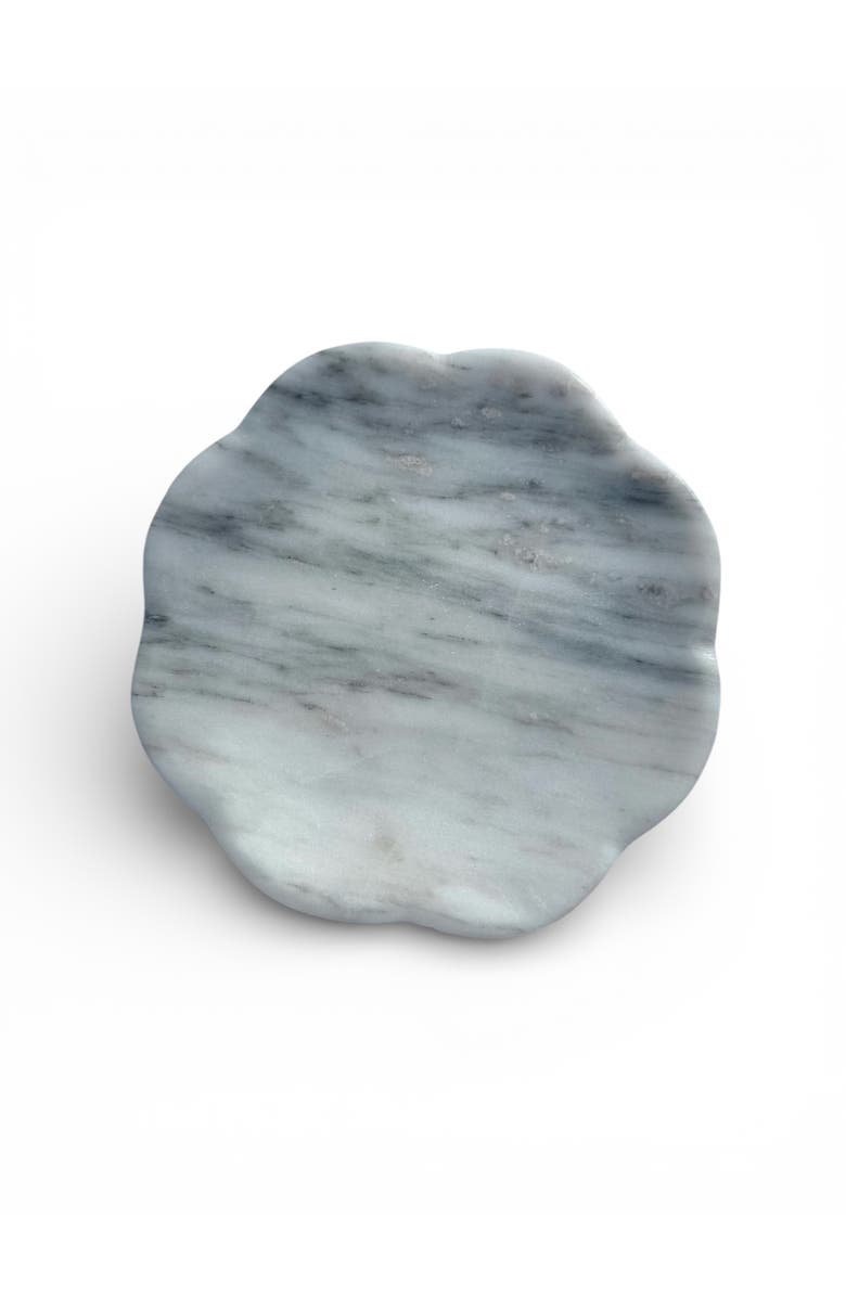 Villa Lua Home Belle Marble Tray, Main, color, White