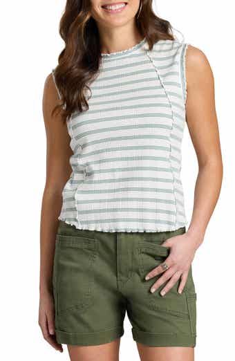 Lilia Sleeveless Knit Stripe Tank