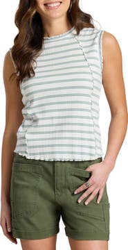 SUPPLIES BY UNIONBAY Lilia Sleeveless Knit Stripe Tank