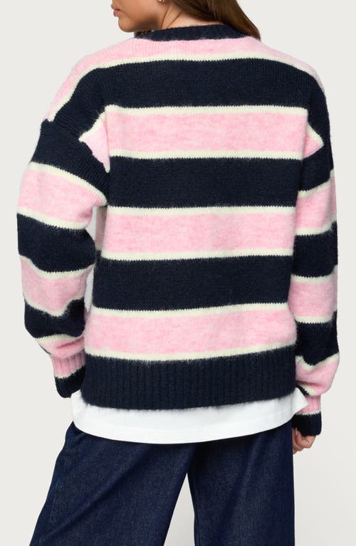 Edikted Conrad Stripe Sweater In Multi