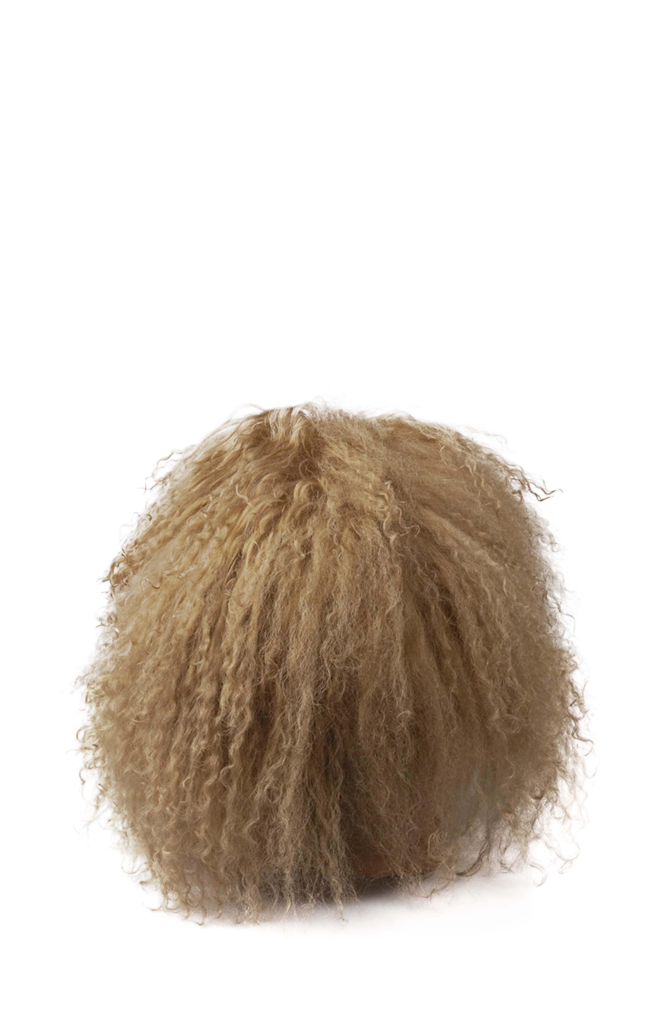 Eliza Genuine Shearling Bootie, Alternate, color, TAN
