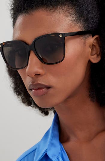 Gucci 57mm Gradient Square Sunglasses | Nordstrom