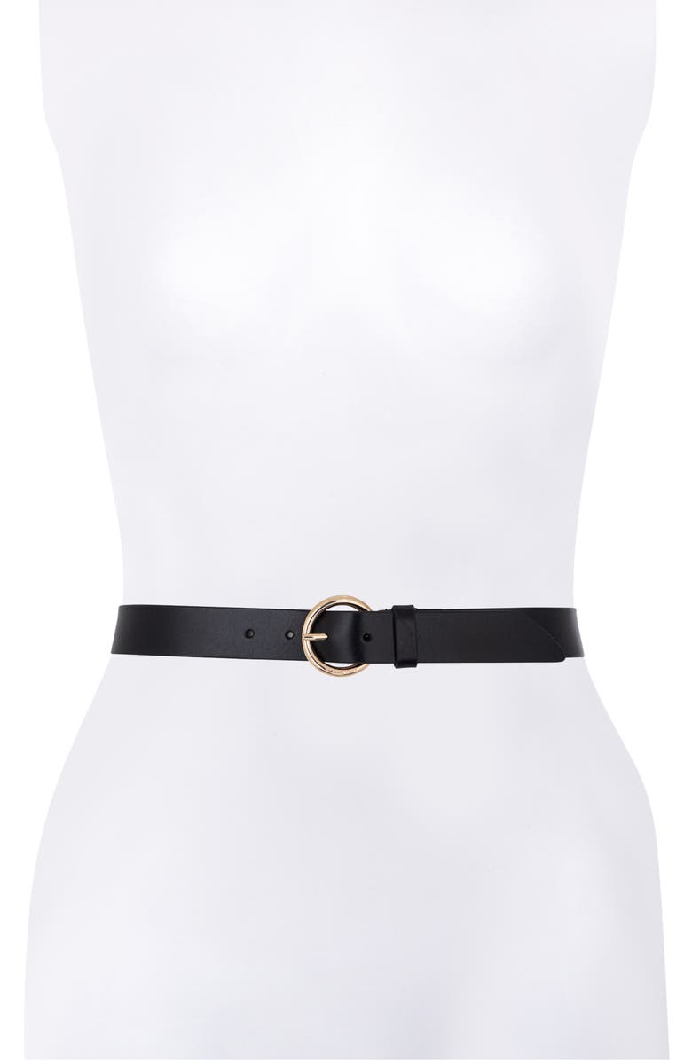 Michael Kors Leather Belt, Alternate, color,