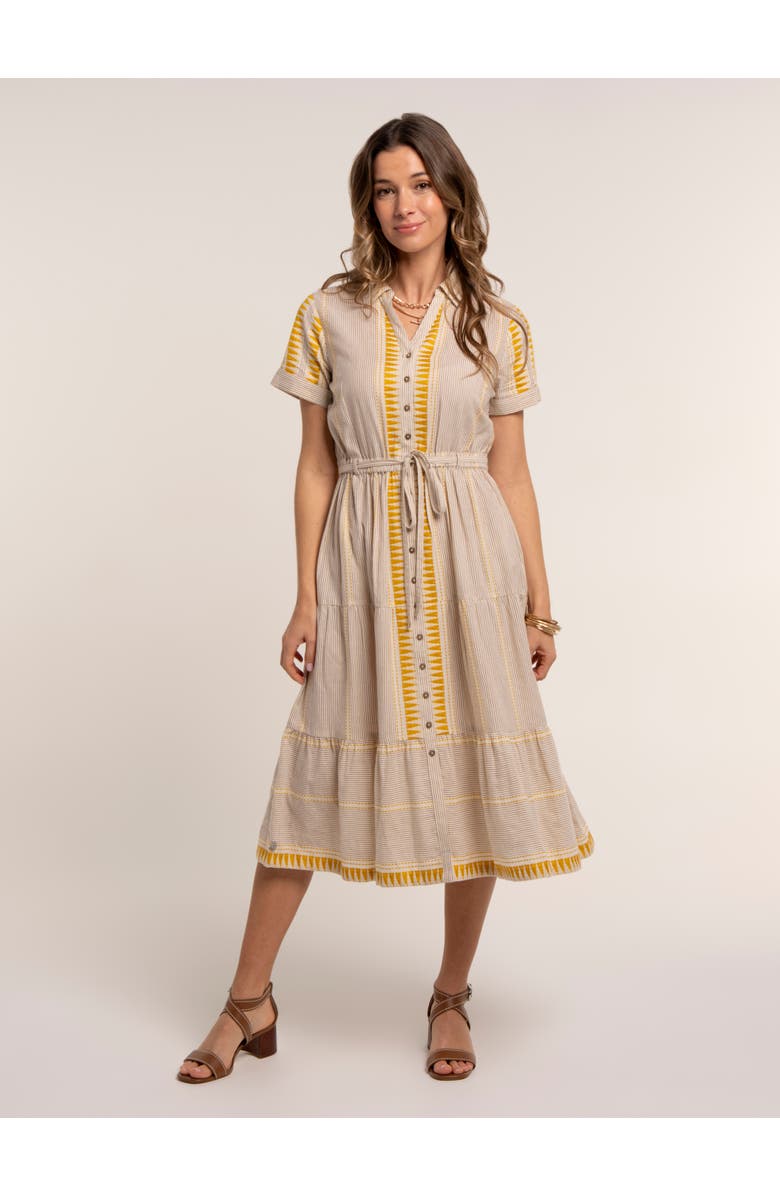 Brakeburn Palmira Midi Dress, Main, color, Multi