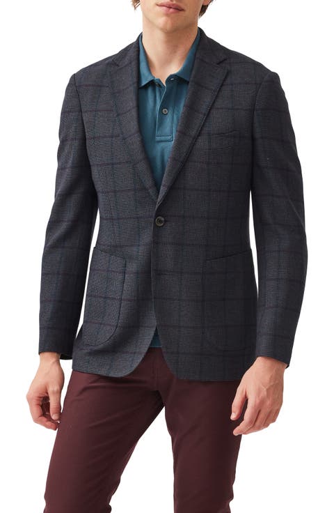 Campbell Point Windowpane Plaid Sport Coat