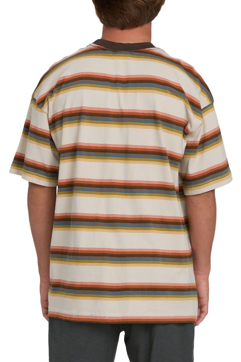 Baxter Oversize Stripe Pocket T-Shirt, Alternate, color, OATMEAL