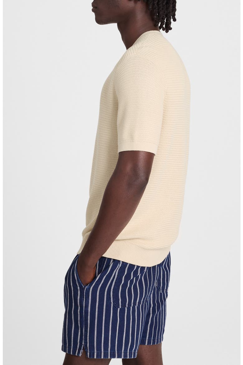 Zigzag Stitch Sweater Top, Alternate, color, PARCHMENT