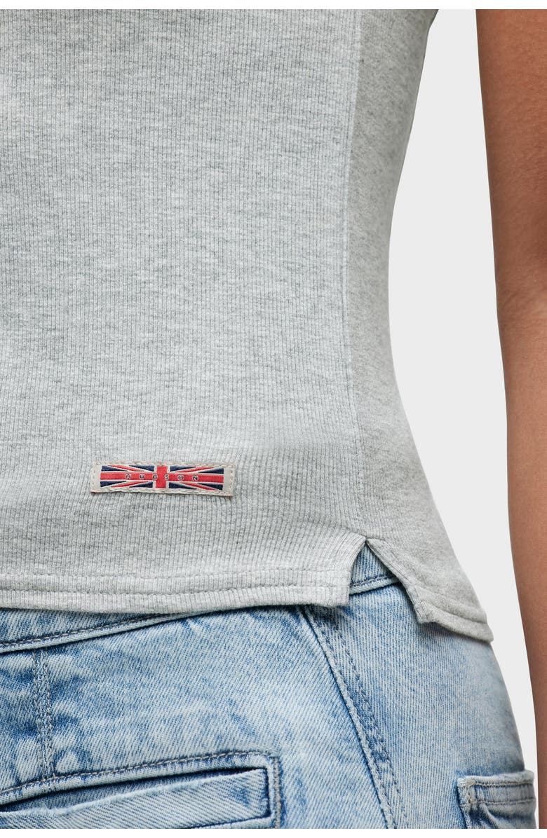 Hudson Jeans Scoop Neck Tank, Alternate, color, Heather Grey