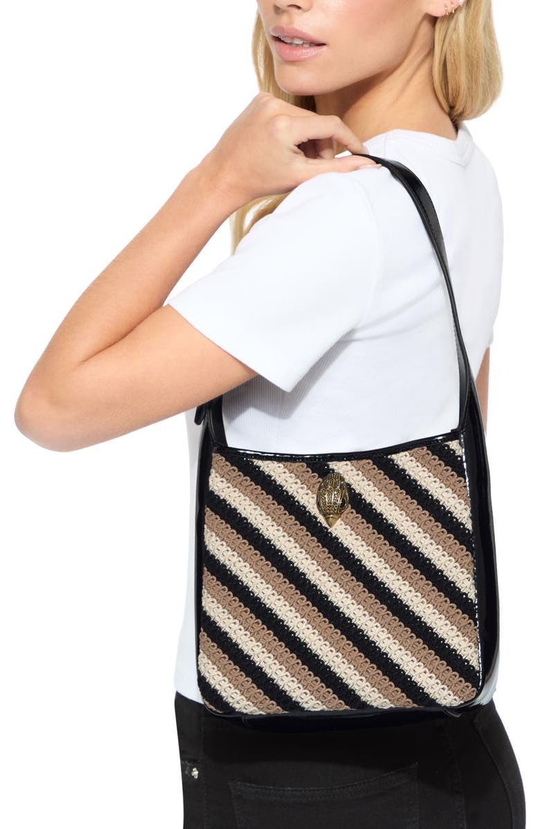 Kurt Geiger London Small Bond Hobo Bag, Alternate, color, Black Multi