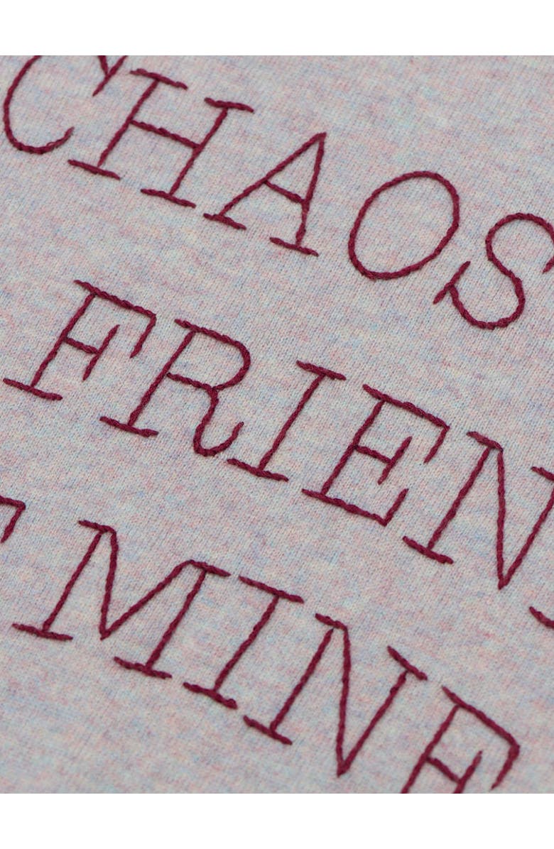 Lingua Franca Chaos is a Friend of Mine Crewneck, Alternate, color,