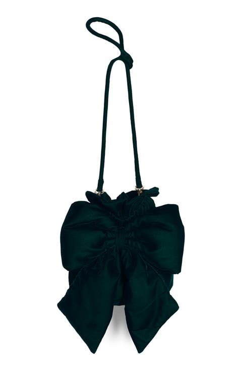 Belle Velvet Bow Bag