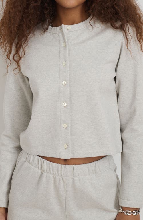 Alex Mill Coco Sport Cardigan Heather Grey