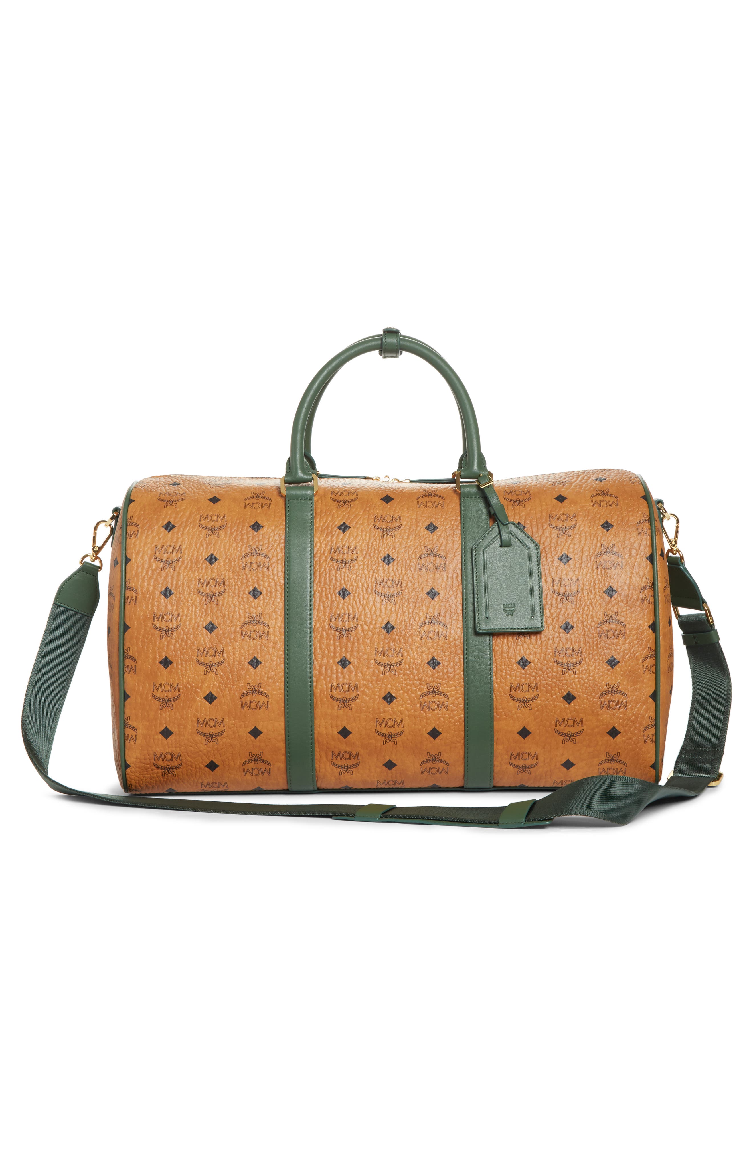 MCM Medium Visetos Weekend Bag, Alternate, color, 