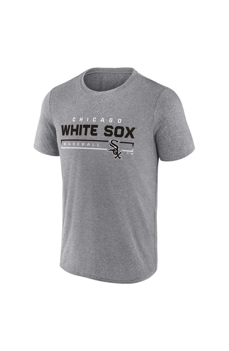 FANATICS Men's Fanatics Branded Heathered Gray Chicago White Sox Durable Goods Synthetic T-Shirt, Alternate, color, 