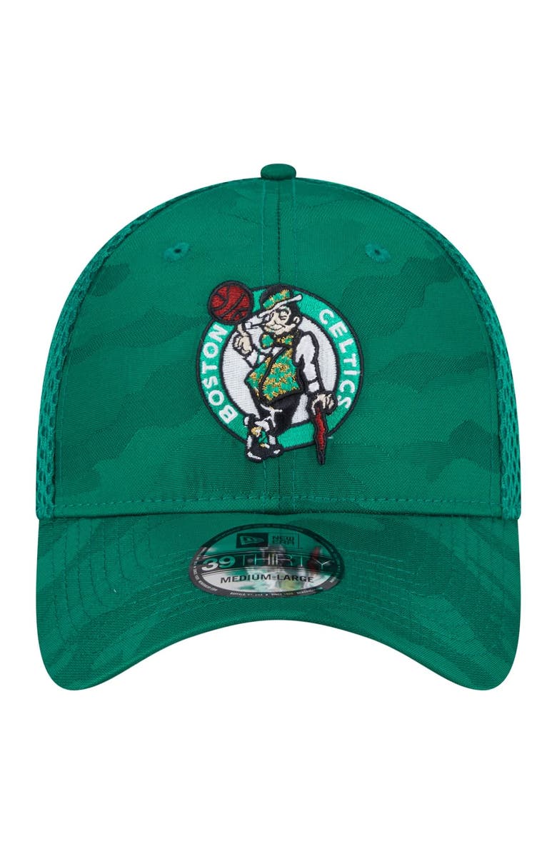 New Era Men's New Era Kelly Green Boston Celtics Subtle Camo 39THIRTY Flex Hat, Alternate, color, Kelly Green