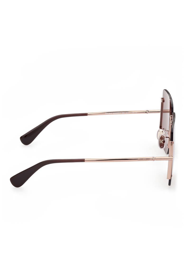 60mm Geometric Sunglasses, Alternate, color, BRONZE/ OTHER / BROWN
