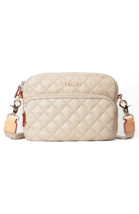 Small Metro Quilted Nylon Camera Bag