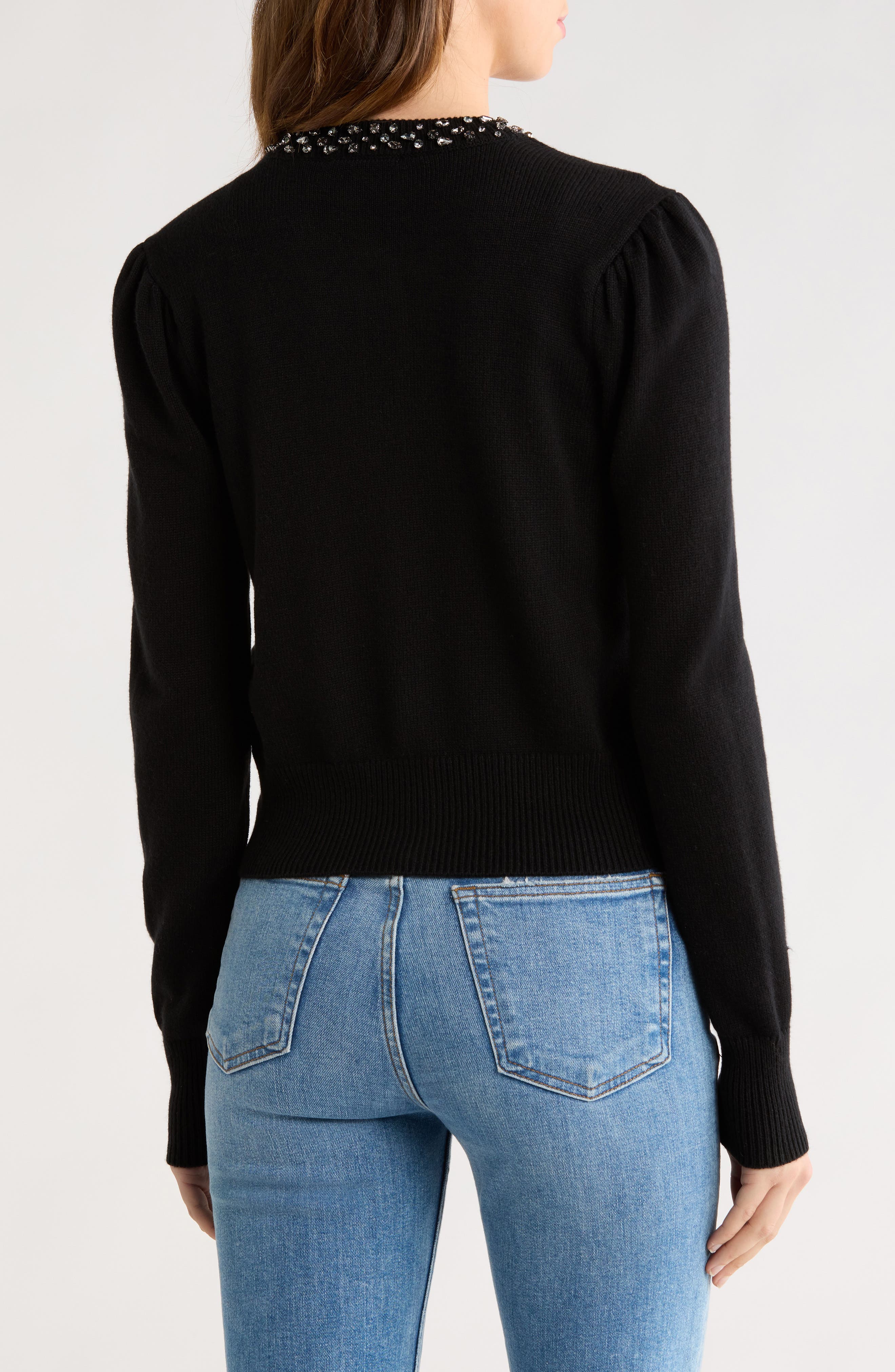 Montana Crystal Embellished Cardigan - image 2
