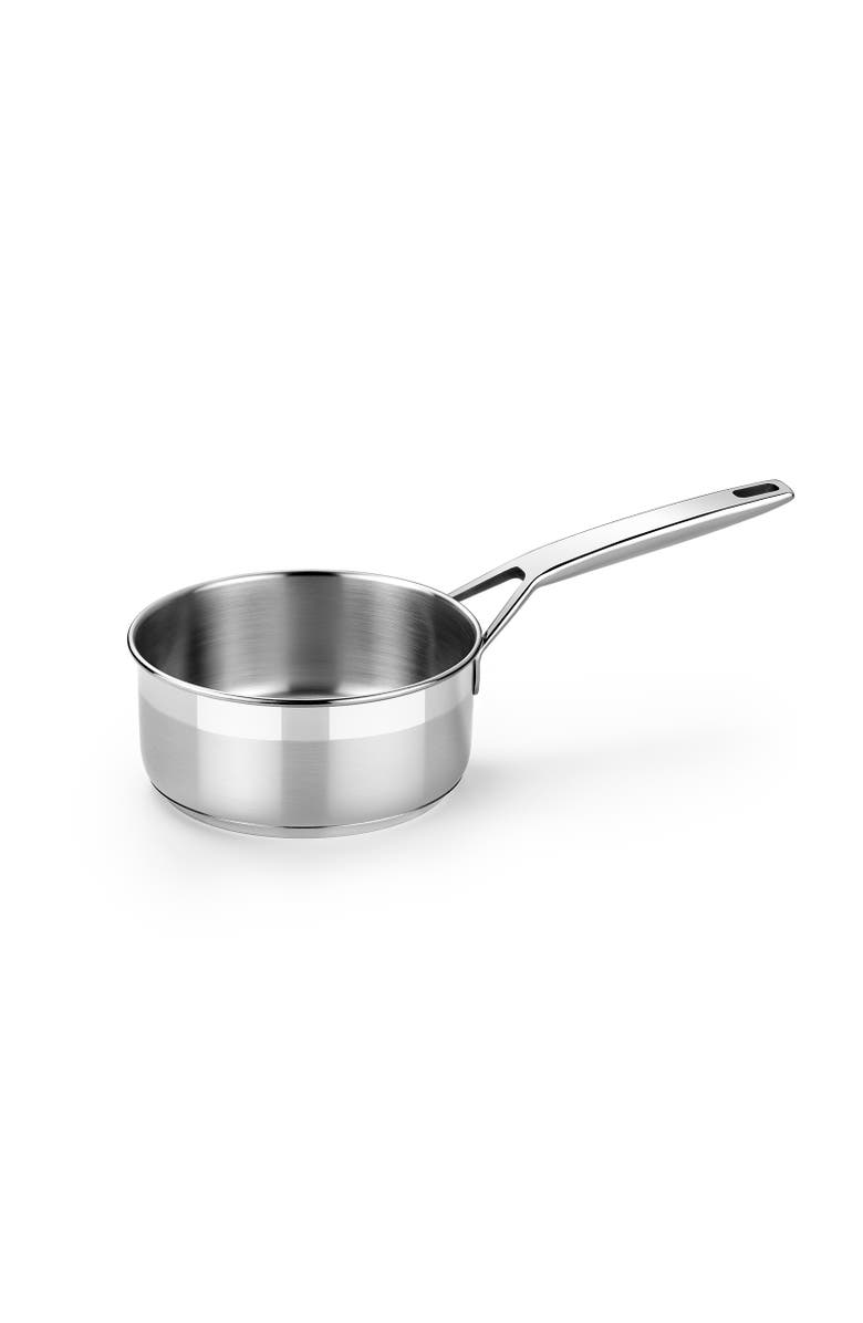 BRA Cookware Signature Stainless Steel Professional Saucepan, 6.3-Inch, 1.3-Quart, Main, color, Silver