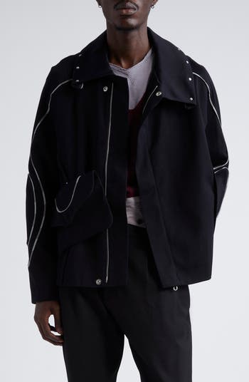 KIKO KOSTADINOV Chalice Cotton Twill Jacket with Bag | Nordstrom KIKO KOSTADINOV Chalice Cotton Twill Jacket with Bag | Nordstrom