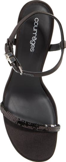 AC Stud Sequin Sandal