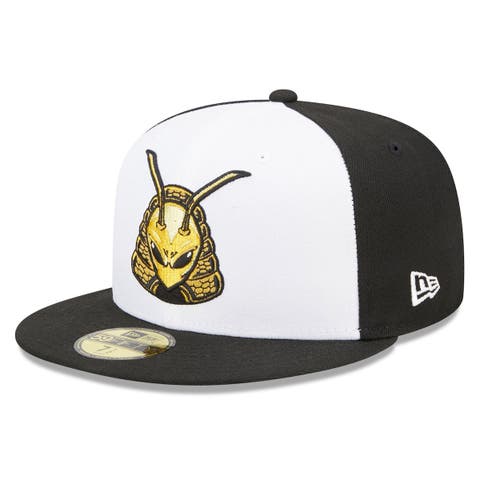 Men's New Era White/Black Salt Lake Bees Marvel x Minor League 59FIFTY Fitted Hat
