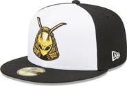 New Era Men's New Era White/Black Salt Lake Bees Marvel x Minor League 59FIFTY Fitted Hat